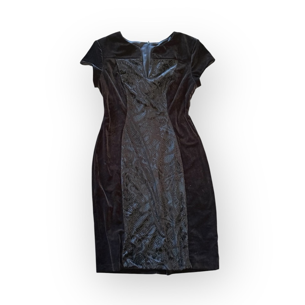 Black Velvet Dress. Size 8P